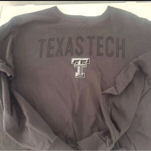 Texas Tech Cropped Long Sleeve Shirt Women’s Large